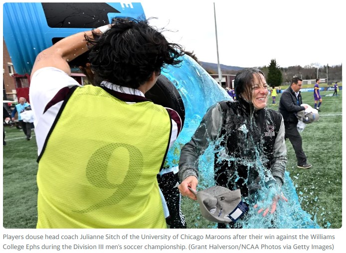 woman soccer coach